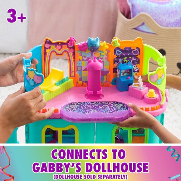 NEW-Gabby's Dollhouse, Party Room Playset with Exclusive Toy Figures, Dollhouse - Picture 3 of 8